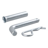 Curt - 1/2" Hitch Pin with 5/8" Adapter (1-1/4" or 2" Receiver, Zinc, Packaged) - 21502