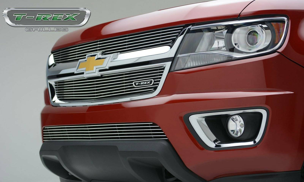 T-Rex Grilles - 1 Pc Horizontal Aluminum Billet Bumper Grille Overlay - 25267