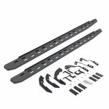Go Rhino 69604280ST - RB30 Slim Line Running Boards with Mounting Bracket Kit - Protective Bedliner Coating