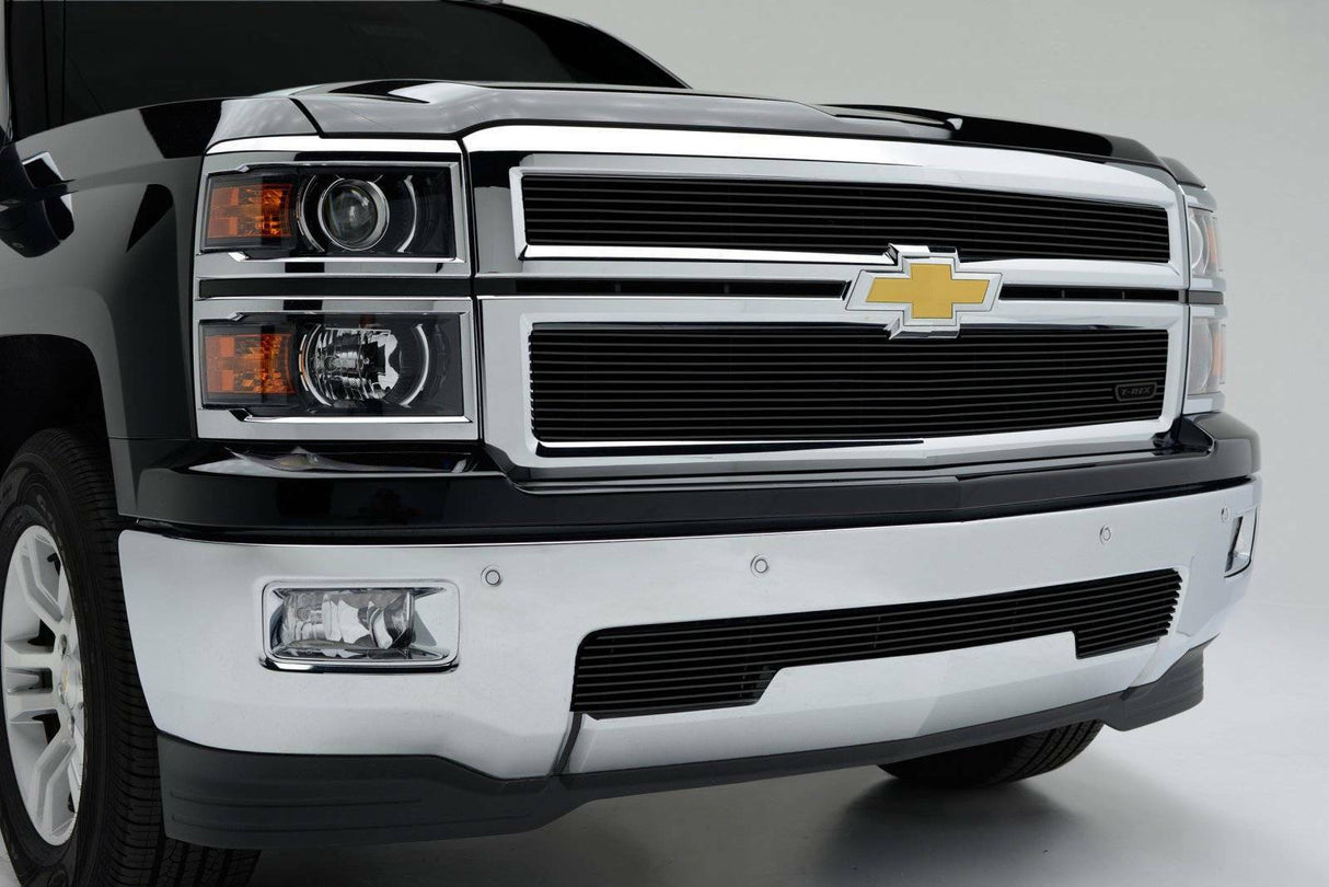 T-Rex Grilles - 2 Pc Horizontal Aluminum Billet Grille Replacement - 20121B