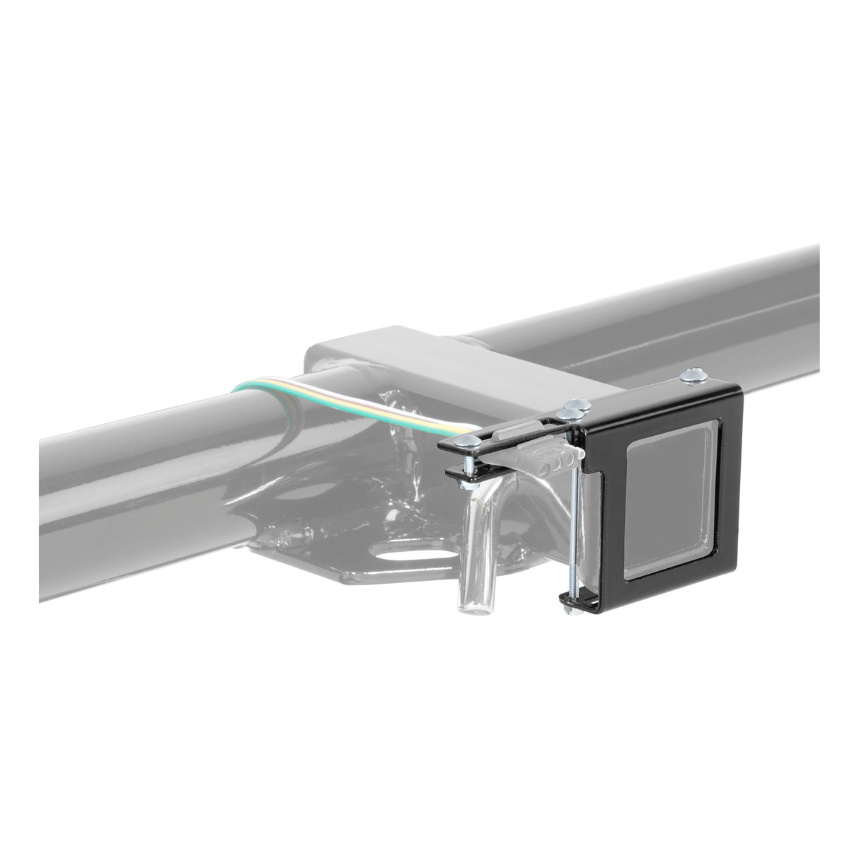Curt - Easy-Mount Wiring Bracket for 4 or 5-Way Flat (2" Receiver) - 58001