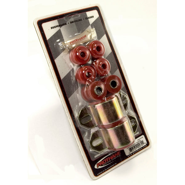 Front Swaybar Bushing Kit, Red, 1 Inch; 84-01 Jeep Cherokee XJ