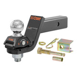 Curt - RockerBall Cushion Hitch with 2" Ball (2" Shank, 7,500 lbs., 3" Drop) - 45143