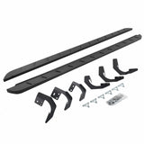 Go Rhino 63429980SPC - RB10 Slim Line Running Boards With Mounting Brackets - Textured Black
