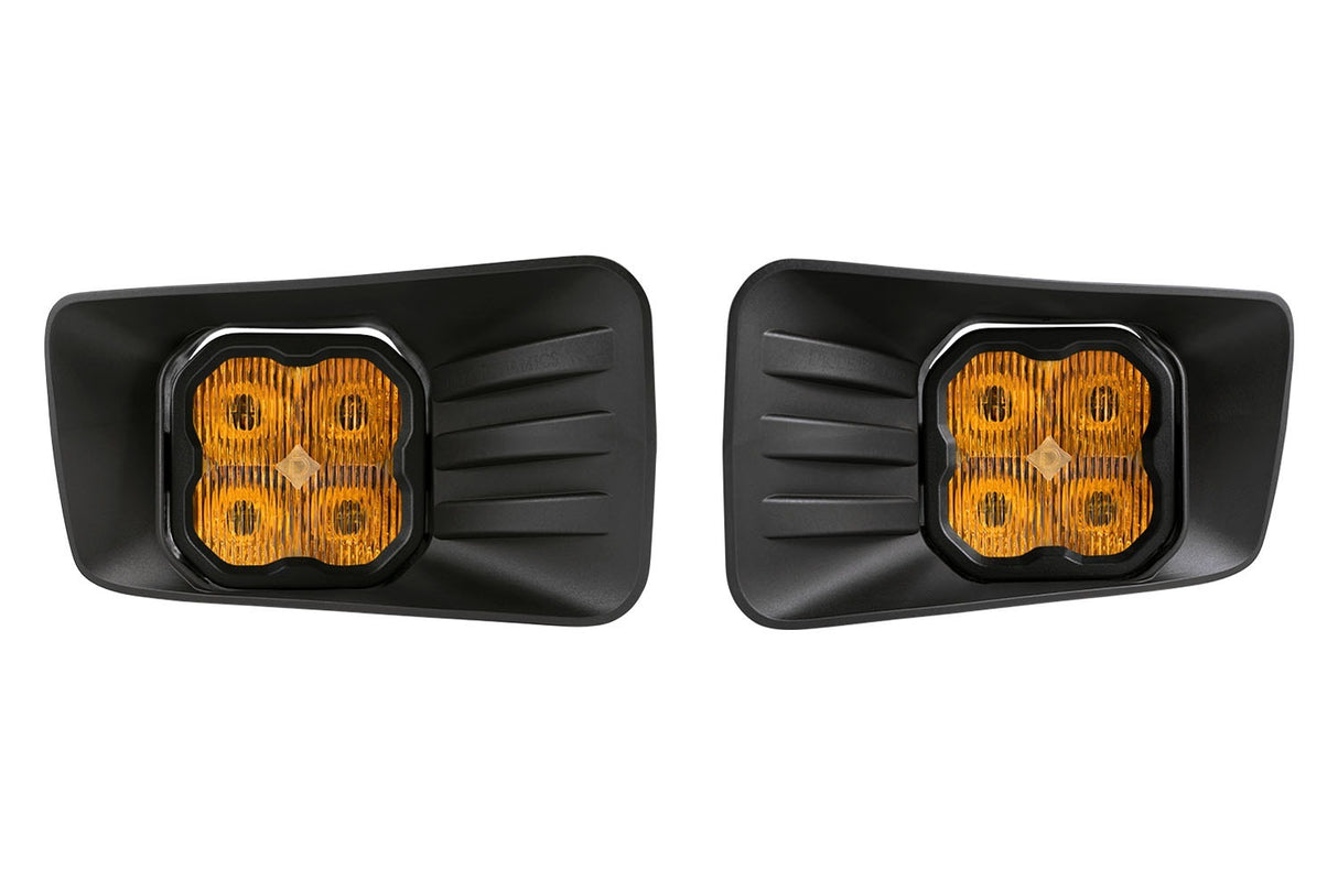 Diode Dynamics - SS3 Type CH LED Fog Light Kit Max ABL Yellow SAE Fog - DD7308