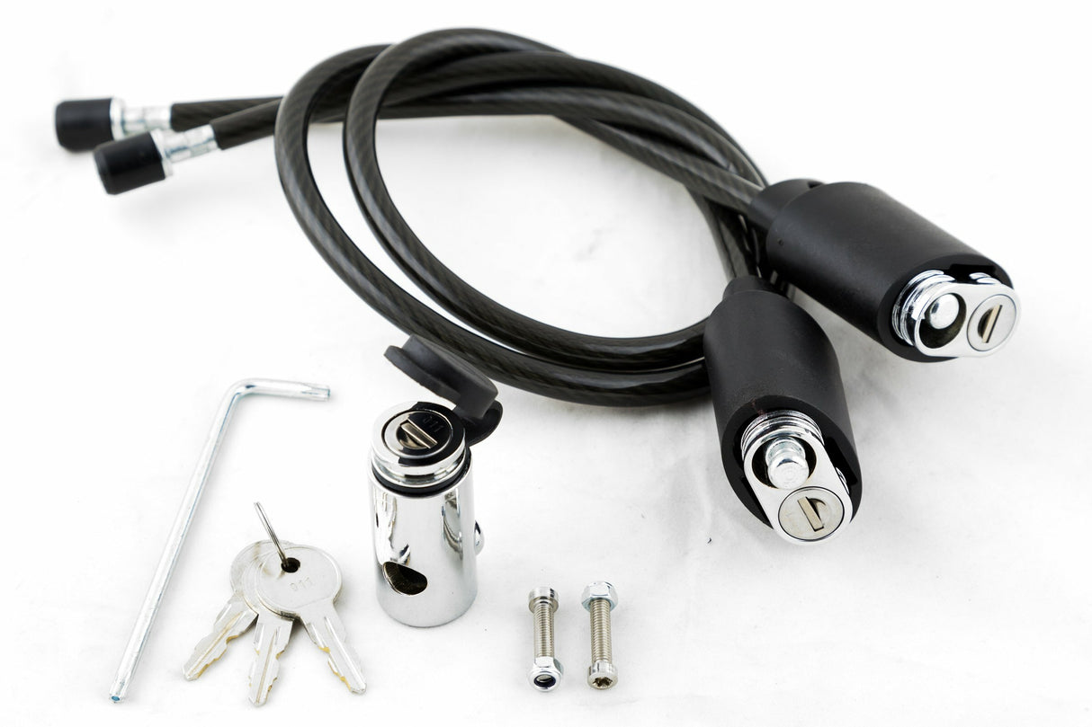 Kuat - Transfer - Cable Lock Kit with Locking Hitch Pin - Double