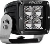 RIGID D-Series PRO LED Light, Flood Optic, Heavy Duty, Black Housing, Single
