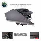 Overland Vehicle Systems - HD Nomadic 180 LTE - Awning, Grey Body, Green Trim and Black Travel Cover - 19609917