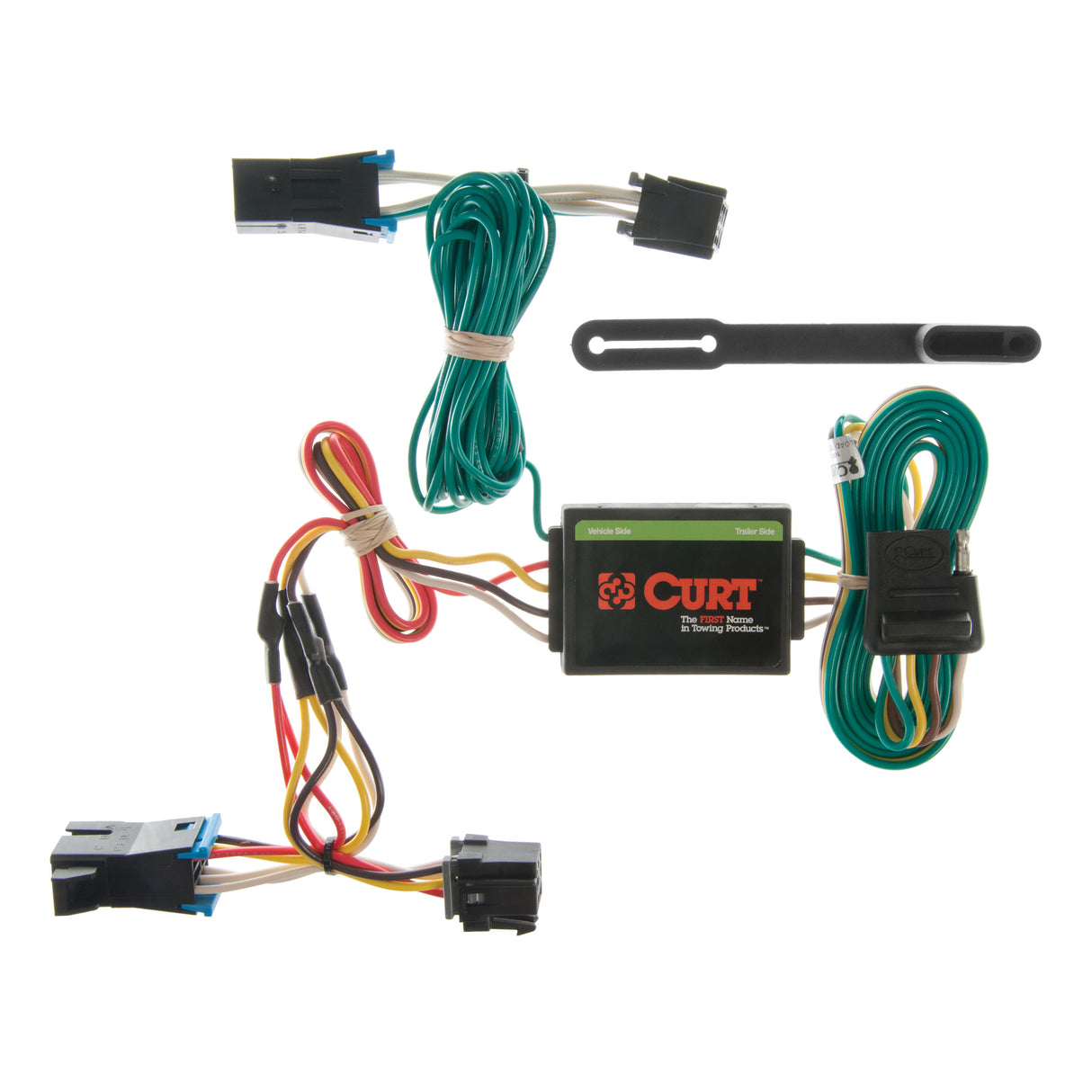 Curt - Custom Wiring, 4-Way Flat, Select Chevrolet Express, GMC Savana 1500, 2500, 3500 - 55335