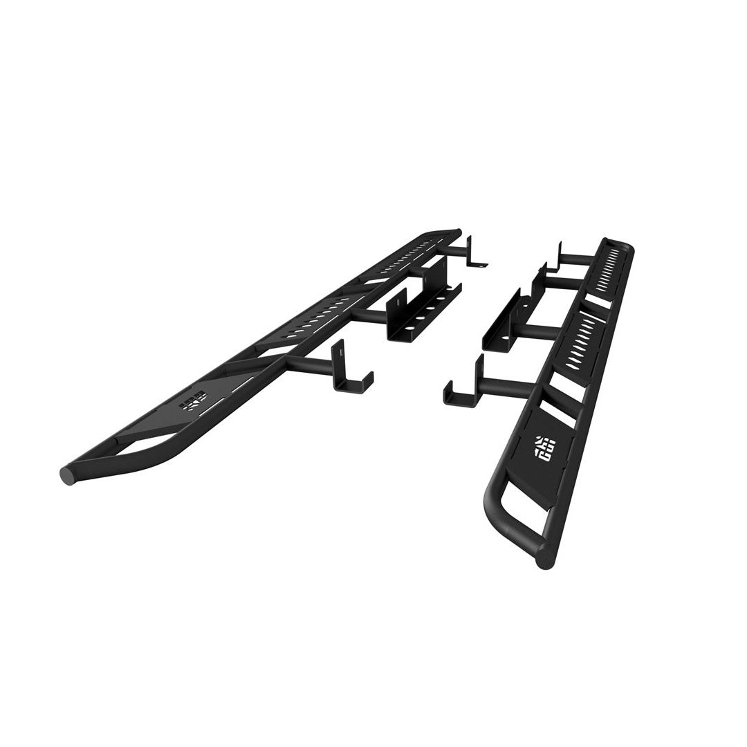 CBI - 2nd Gen Toyota Tundra Overland Rock Sliders / Bare Metal - 300-000-012-001