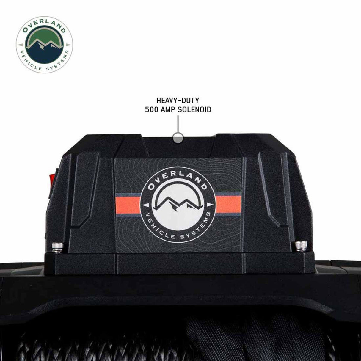 Overland Vehicle Systems - SCAR 12 - 12,000 lb. Winch With Steel Cable and Wireless Remote - 19119901