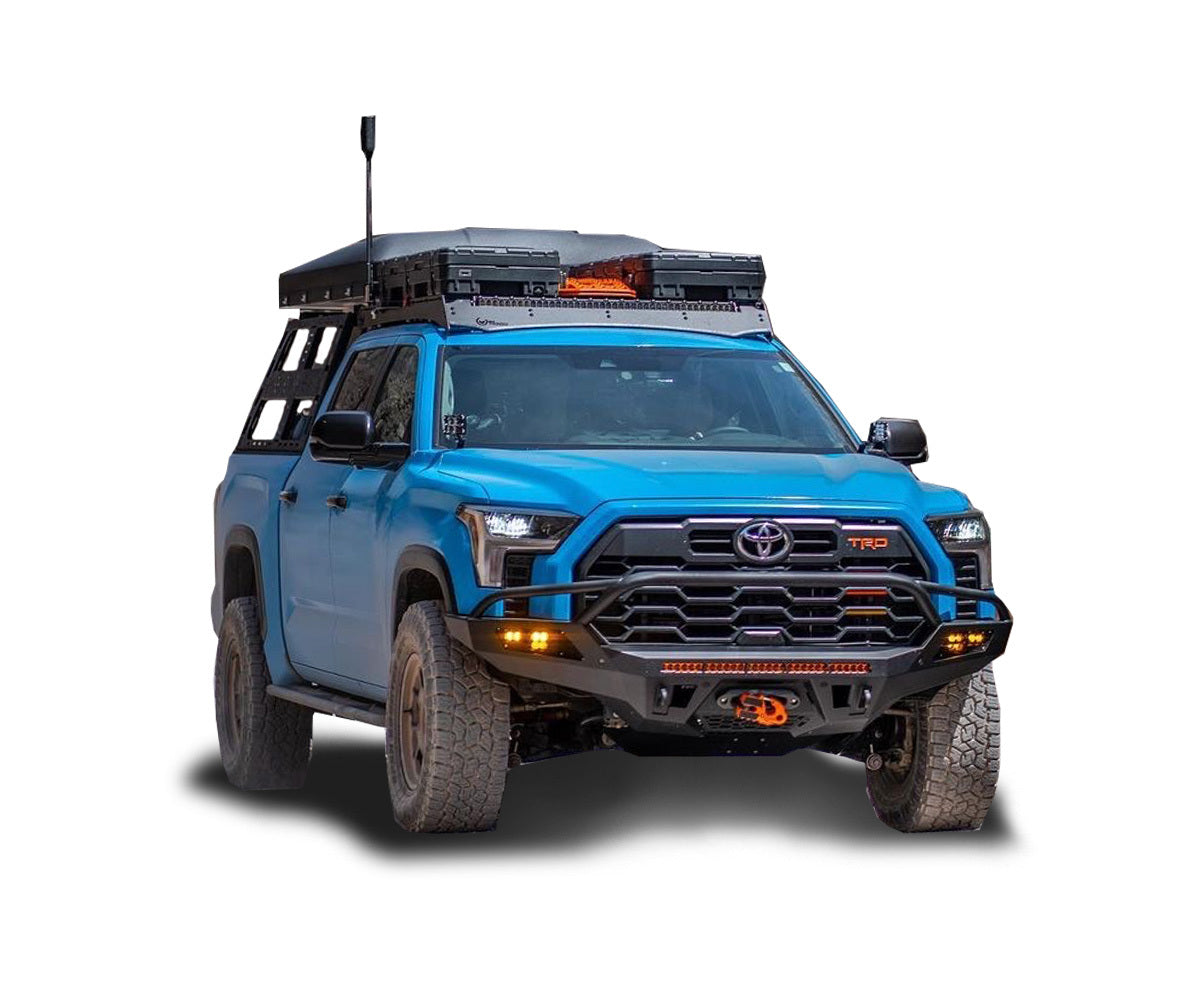 CBI - 3rd Gen Tundra Baja Front Bumper 2022 Steel - Bare Metal - 200-000-012-019