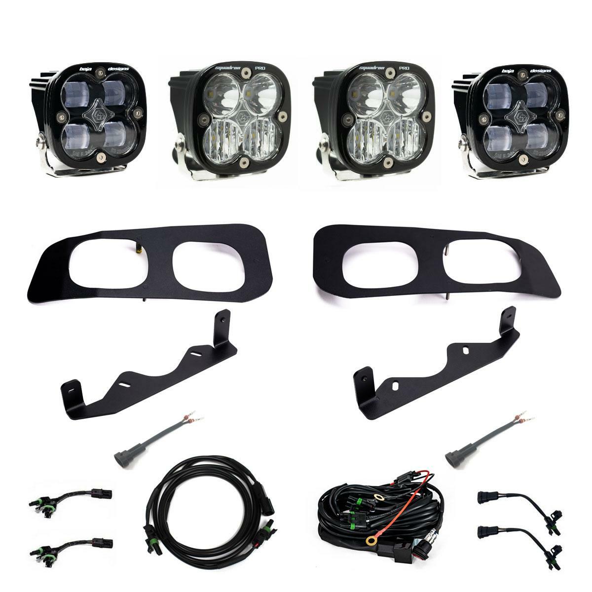 Baja Designs 448227 Squadron SAE/Squadron Pro Dual Fog Pocket Light Kit