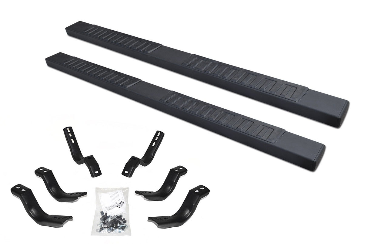 Go Rhino 6862435180T - 6" OE Xtreme II SideSteps With Mounting Bracket Kit - Textured Black