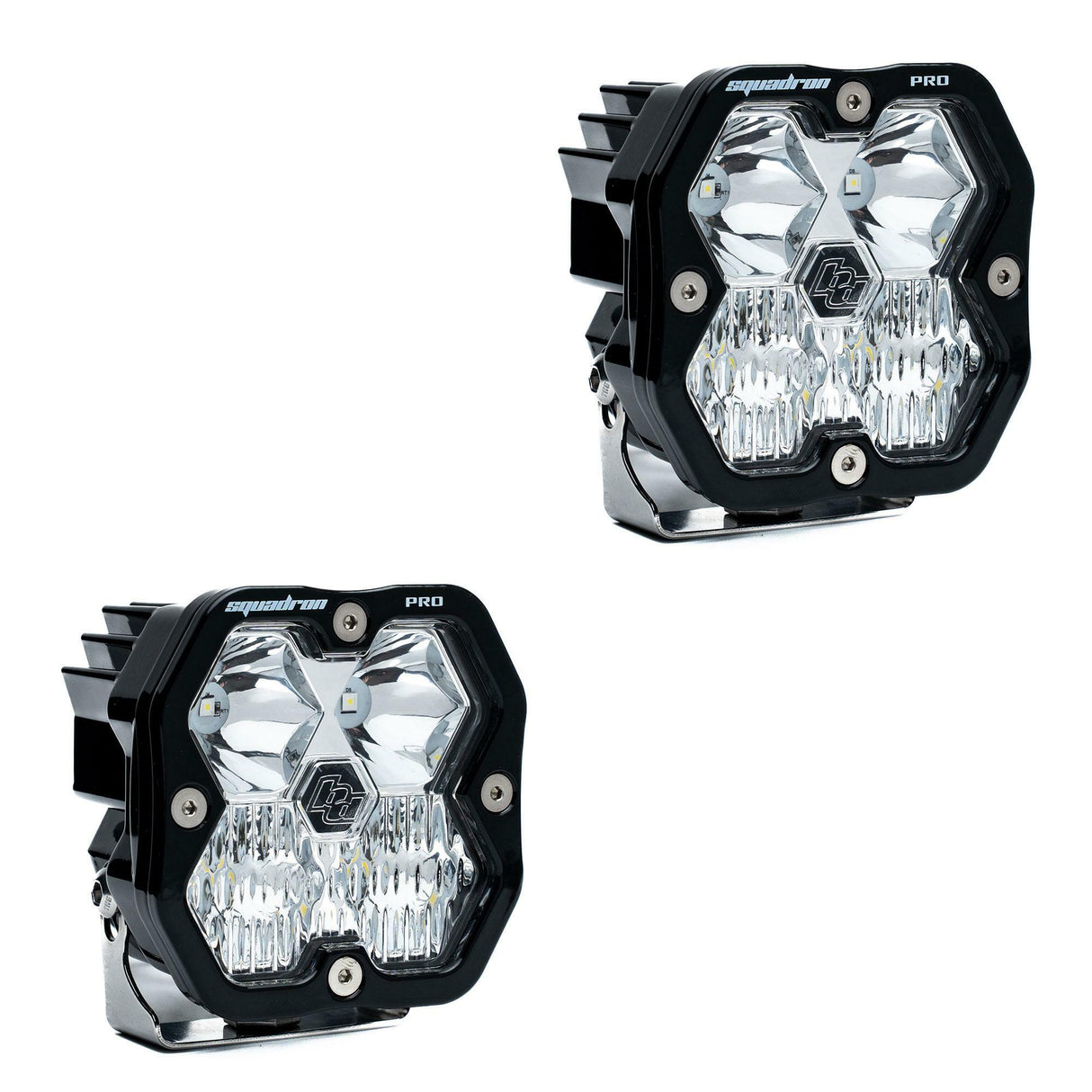 Baja Designs - 49-7803-2NH Squadron 2.0 Pro Black LED Auxiliary Light Pod Pair (No Harness)