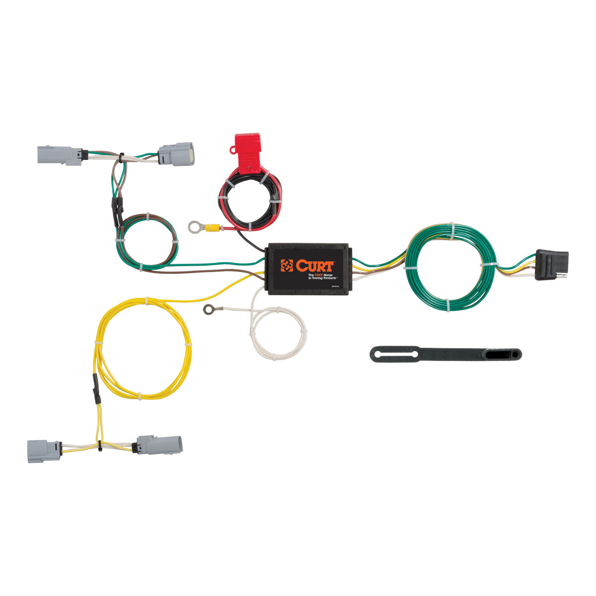 Curt - Custom Wiring Harness, 4-Way Flat Output, Select Dodge Challenger - 56230