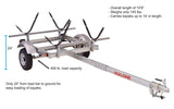 Malone - EcoLight 2 Kayak Trailer Package (2 J-Racks) - MPG586XJ