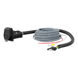 Curt - 4-Way Flat Electrical Adapter with Brake Controller Wiring - 57186