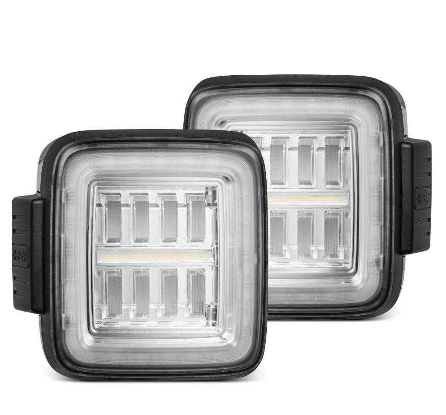 AlphaRex 602030 Prismatic LED Taillights Clear