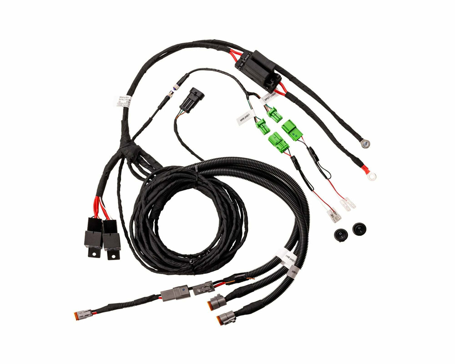 IronMan 4x4 - Scope 5" &amp; 7" LED Driving Light Wiring Harness - IDLWL001