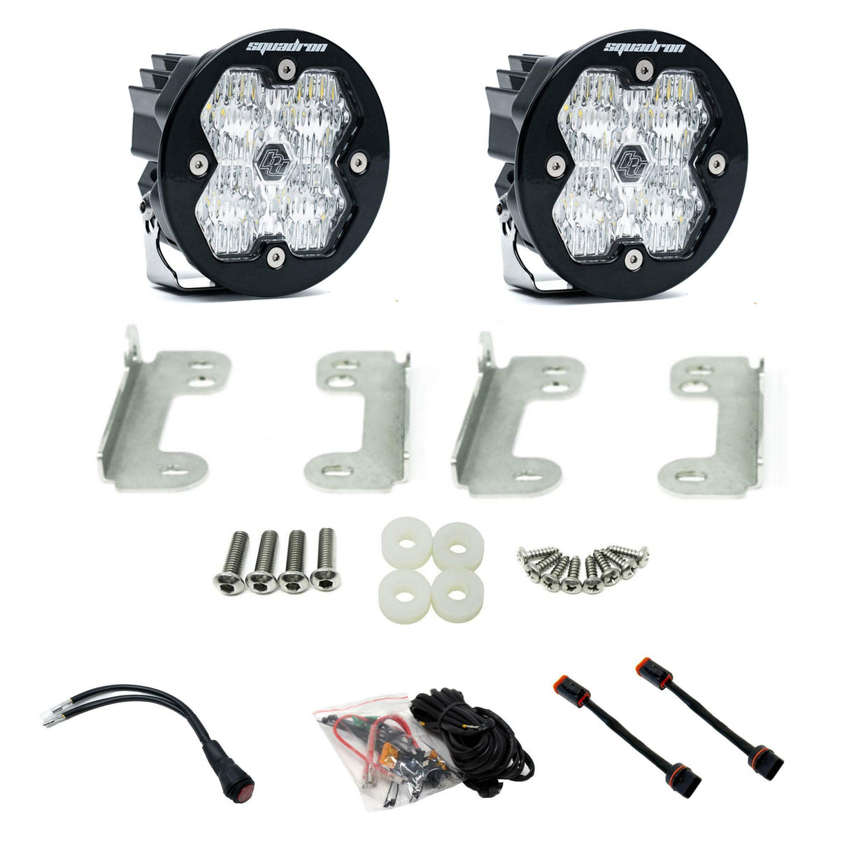 Baja Designs - 44-0049 Squadron-R 2.0 Sport Fog Pocket Light Kit