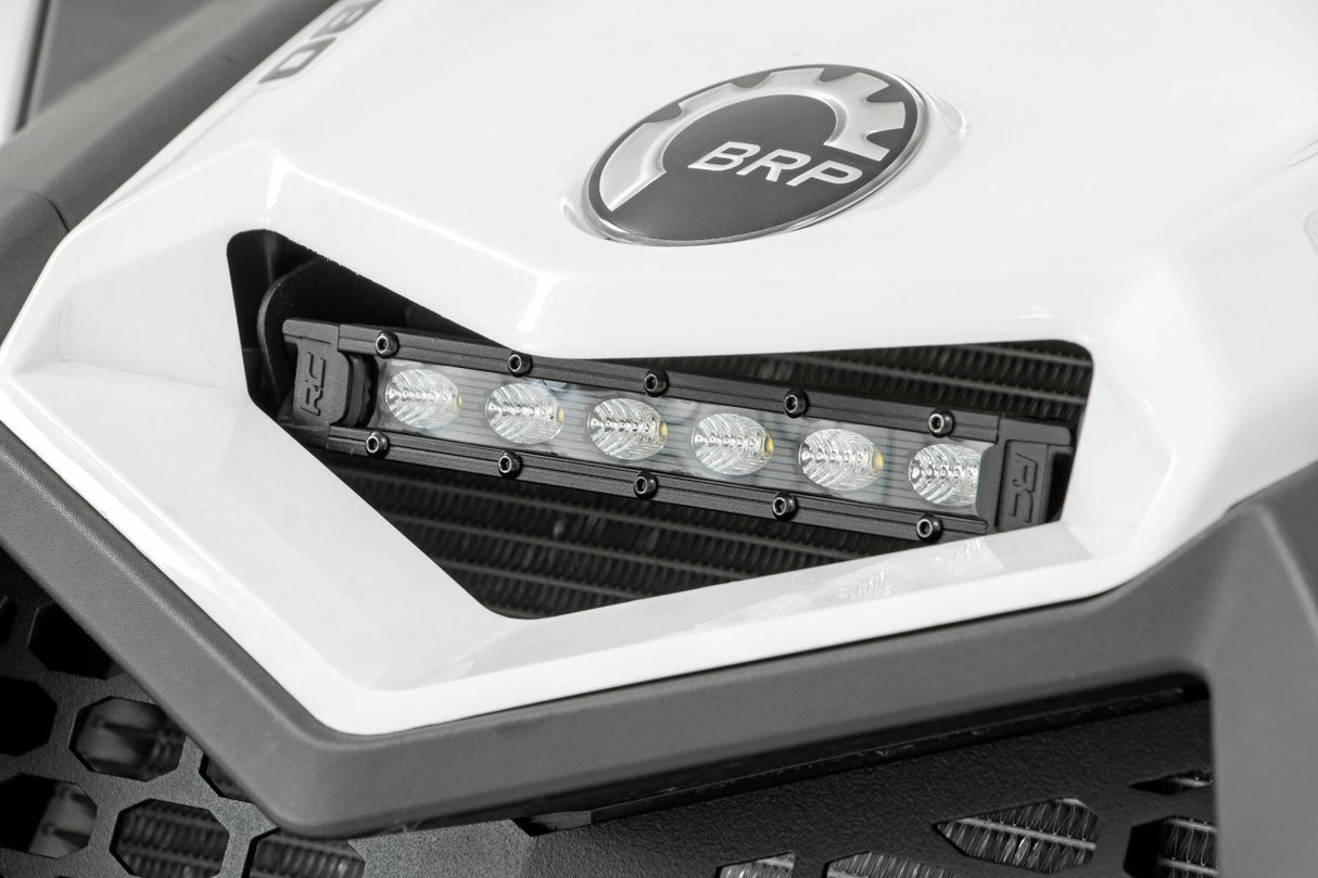 Rough Country - LED Light - Cowl Mount - 6" Black Slimline - Can-Am Maverick X3 - 97020