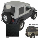 Rugged Ridge - Rugged Ridge 13702.15 Soft Top, Door Skins, Black, Tinted Windows; 88-95 Jeep Wrangler YJ - 13702.15