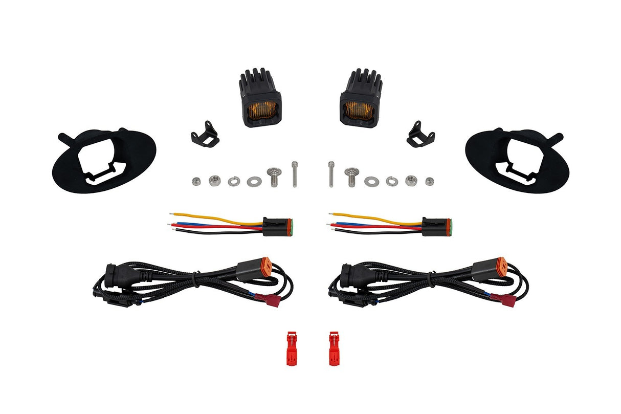 Diode Dynamics - SSC1 Type MZ LED Fog Light Kit Yellow SAE Fog - DD8446