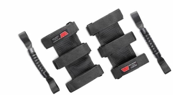 Warn - Roll Bar Rubber Grip Grab Handles - 102653