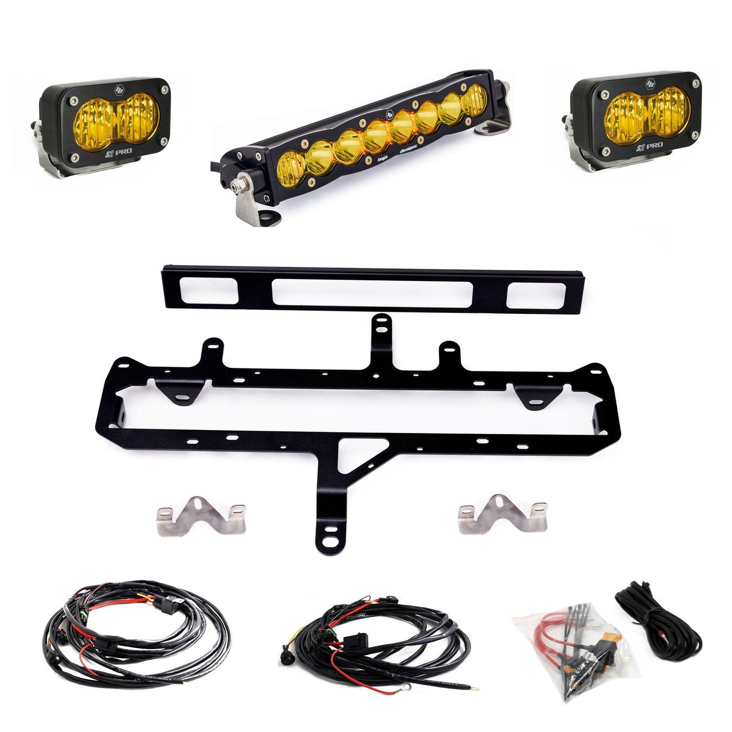 Baja Designs 448261 S8 10-inch/S2 Pro Grille Light Kit