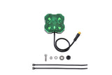 Diode Dynamics - Stage Series Single-Color LED Rock Light, Green M8 (one) - DD7438