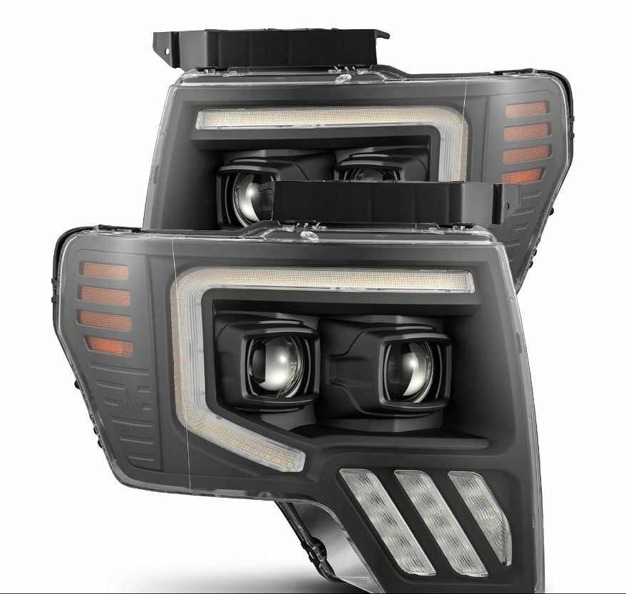 AlphaRex 880481 Projector Headlights Black