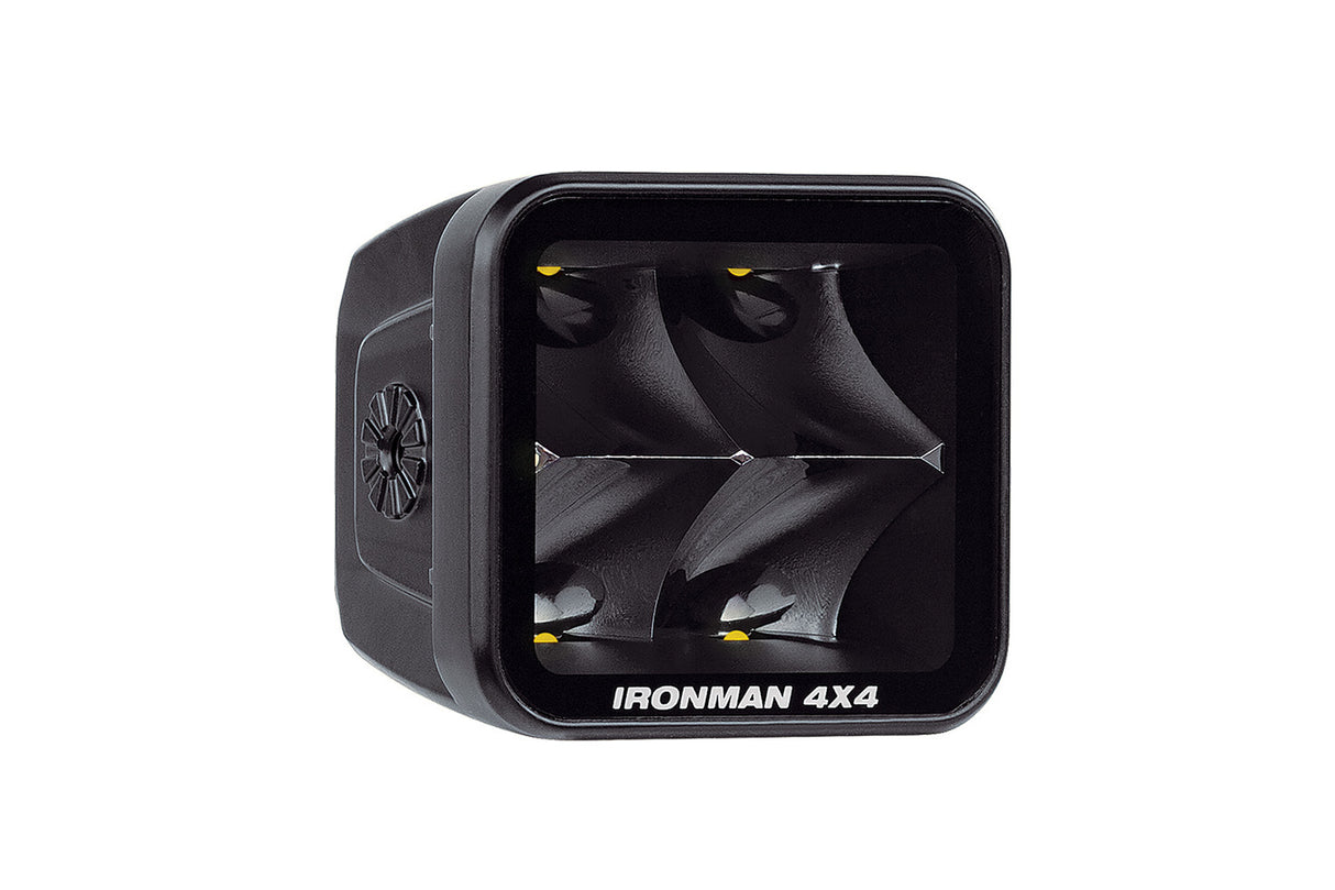 Ironman 4x4 - 2.8" 20W LED CUBE LIGHT KIT, SPOT BEAM - CLEAR - ILED20B