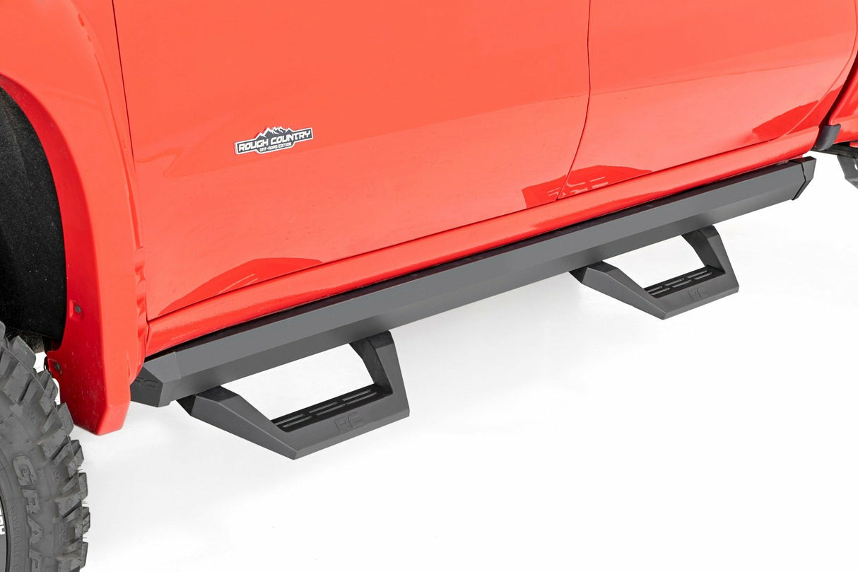 Rough Country - SRX2 Adj Aluminum Step - Crew Cab - Chevy GMC 1500 2500HD (19-24) - 11003A