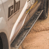 CBI - 2nd Gen Toyota Tundra Overland Rock Sliders / Powder Coated Black - 300-000-012-002