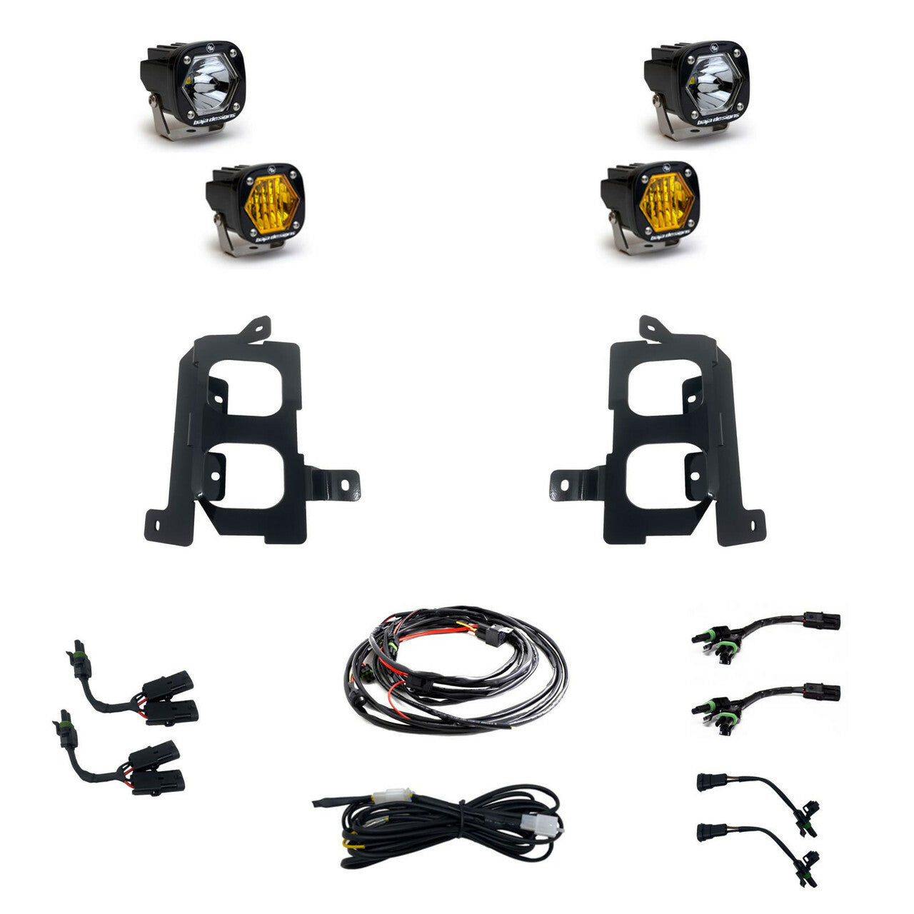 Baja Designs - 447855 - S1 Dual Fog Pocket Light Kit