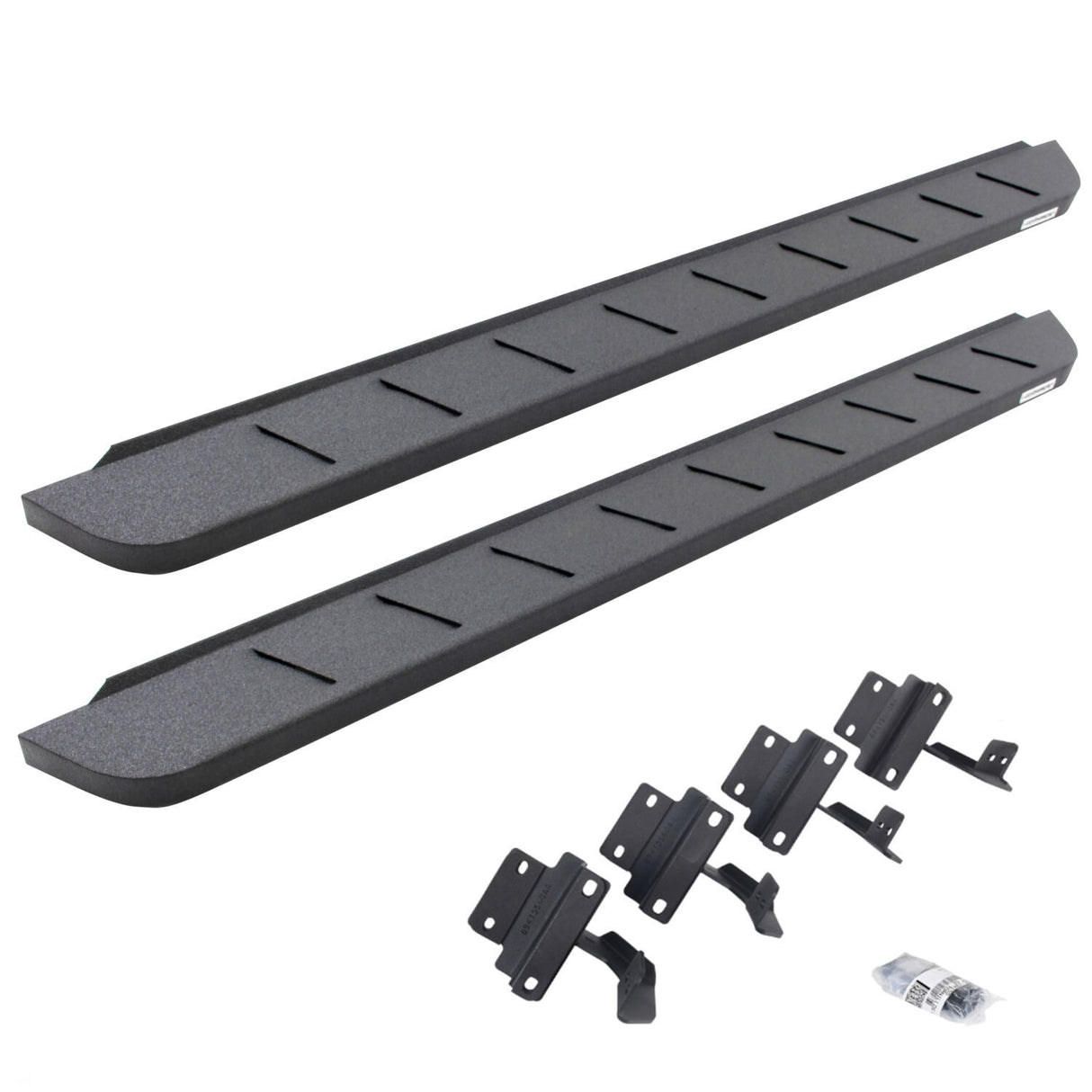 Go Rhino - 63417780T - RB10 Running Boards With Mounting Brackets - Protective Bedliner Coating