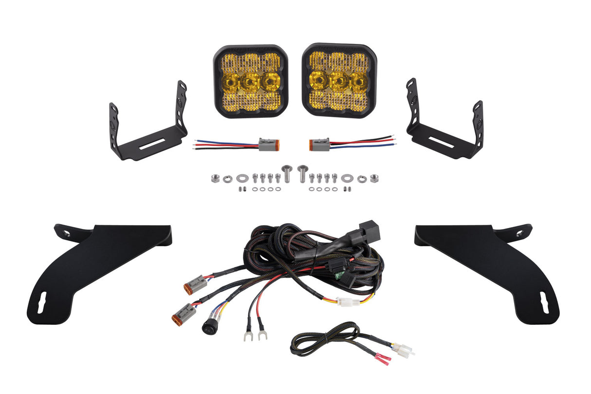 Diode Dynamics DD7327 Bolt-on Pod Light kit for 2021 Ford F-150.