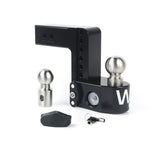 Weigh Safe Cerakoted 6" Drop Hitch with 2.5" Shank - WS6-2.5-CER-BLA