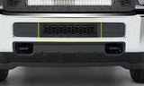 T-Rex Grilles - 2 Pc Laser Cut Pattern Mild Steel Stealth Laser X Bumper Grille Overlay - 7721221-BR