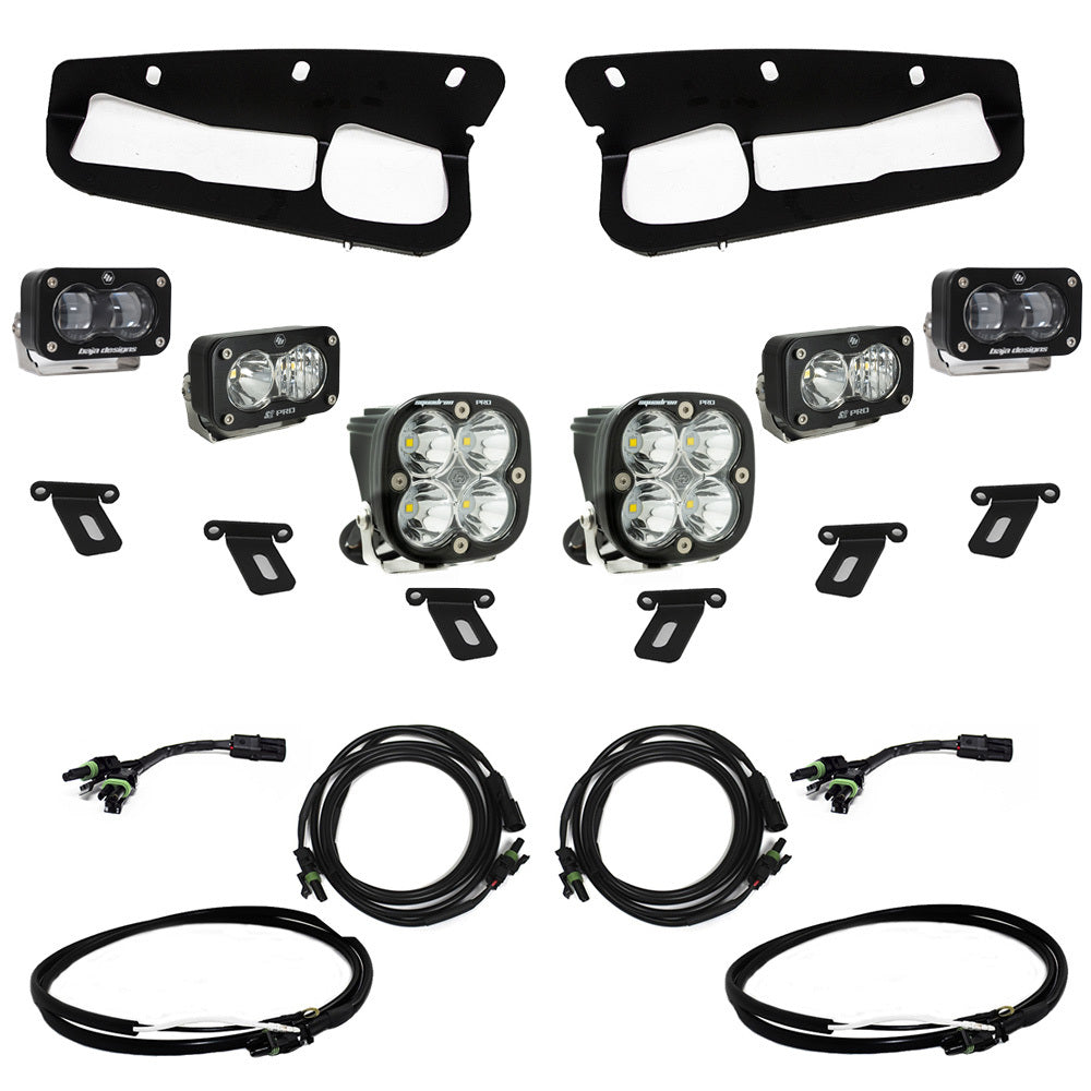 Baja Designs - Baja Designs - 448175UP - Ford Bronco S2 SAE ?Pro? Fog Pocket Light Kit