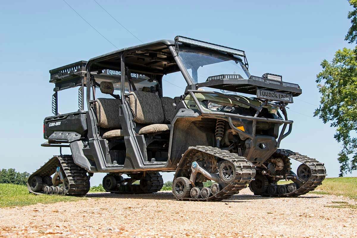 Rough Country - LED Light - Windshield - 50" Black Dual Row - Can-Am Defender HD 5 HD 8 HD 9 HD 10 - 71007