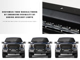 Armordillo 2000-2004 Nissan Frontier AR Series Bull Bar W/LED - Matte Black W/Aluminum Skid Plate