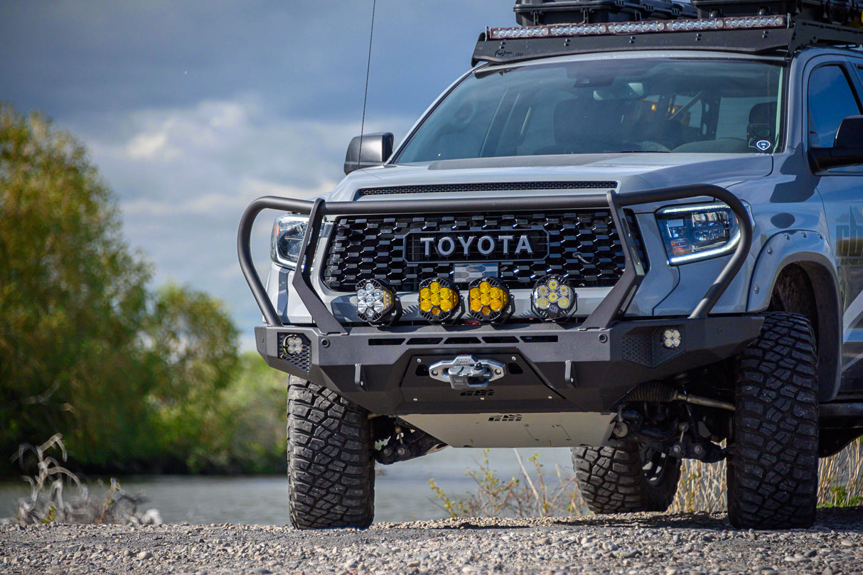 CBI - Tundra Adventure Series Front Bumper | 2014-2021- Bare Metal - 200-000-012-005