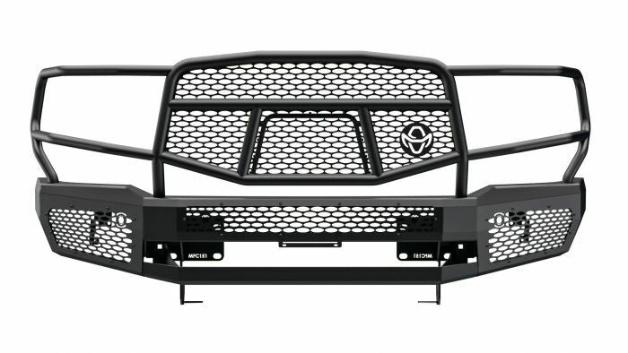 Ranch Hand - Midnight Front Bumper with Grille Guard for Select Chevy Silverado 2500, 3500 HD - MFC151BM1