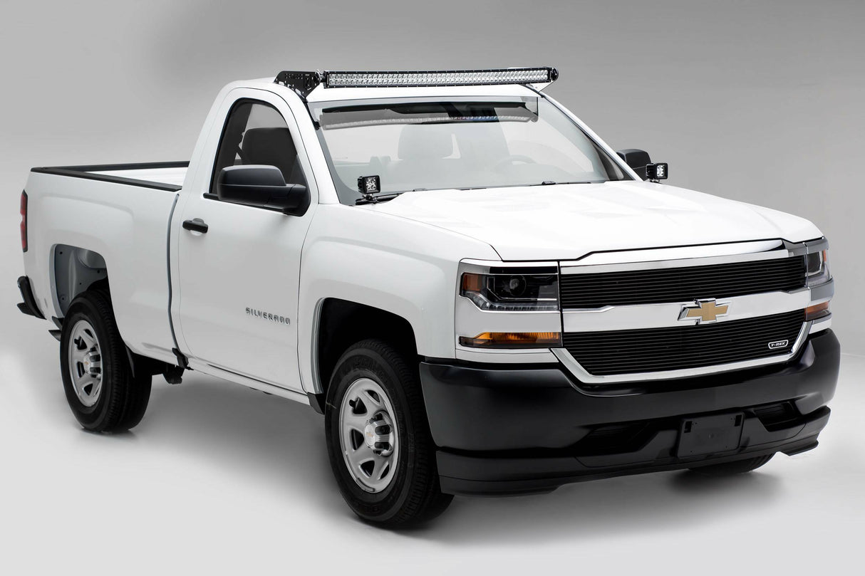 T-Rex Grilles - 2 Pc Horizontal Aluminum Laser Billet Grille Overlay - 6211271