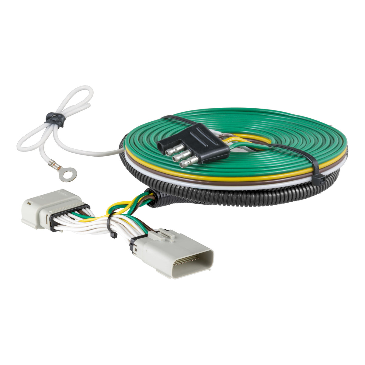 Curt - 52102 Custom RV Wiring Harness, Select Ford F-250, F-350 with Backup Sensors - 52102