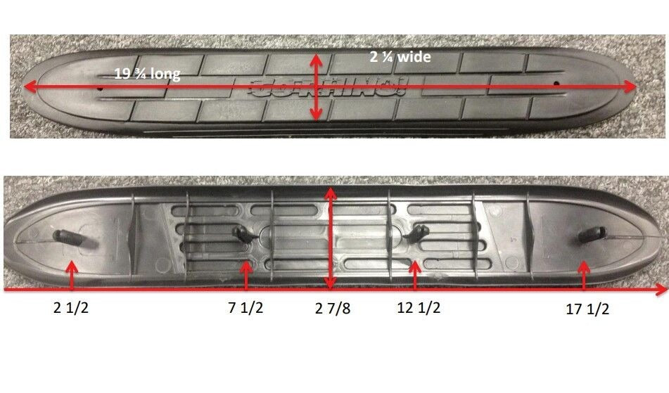 Go Rhino - SP400 - Step Pad - For Hitch Step, 6000/4000 Series Side Steps and 3000 Series StepGuard - Black