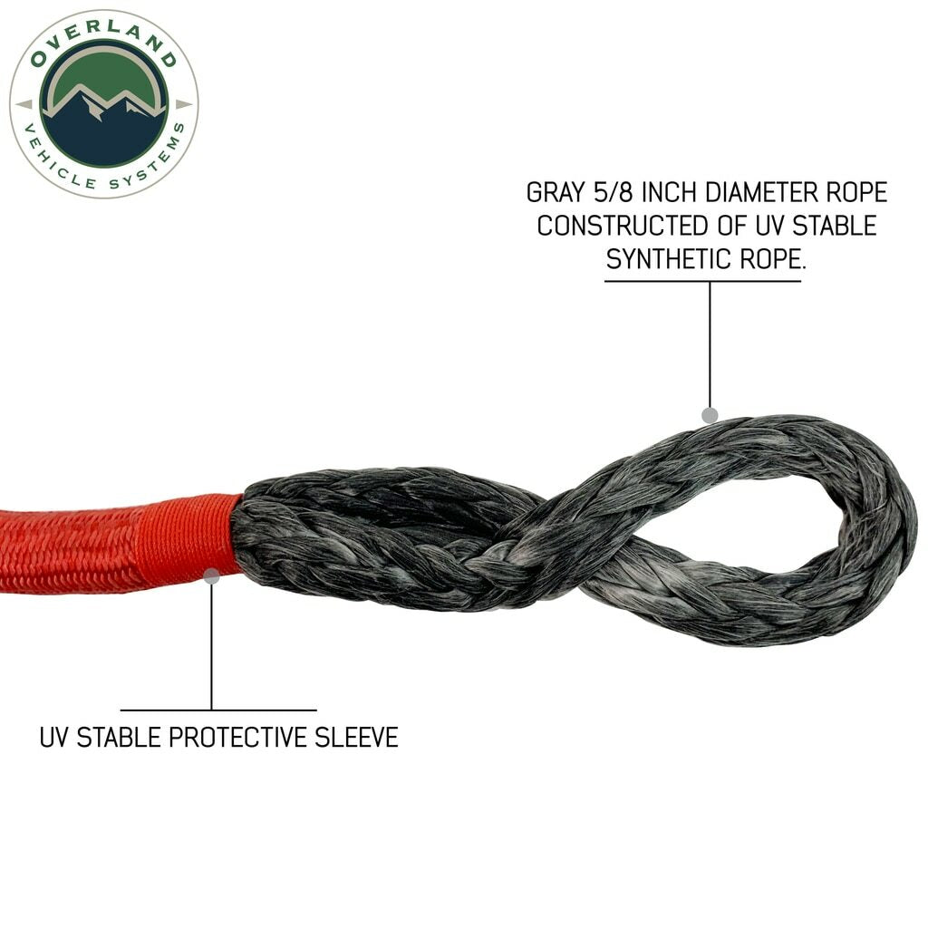 Overland Vehicle Systems - Soft Recovery Shackle With A Breaking Strength of 44,500 lbs - 19149903