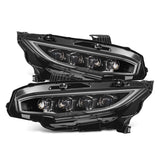 AlphaRex 880491 Projector Headlights Black